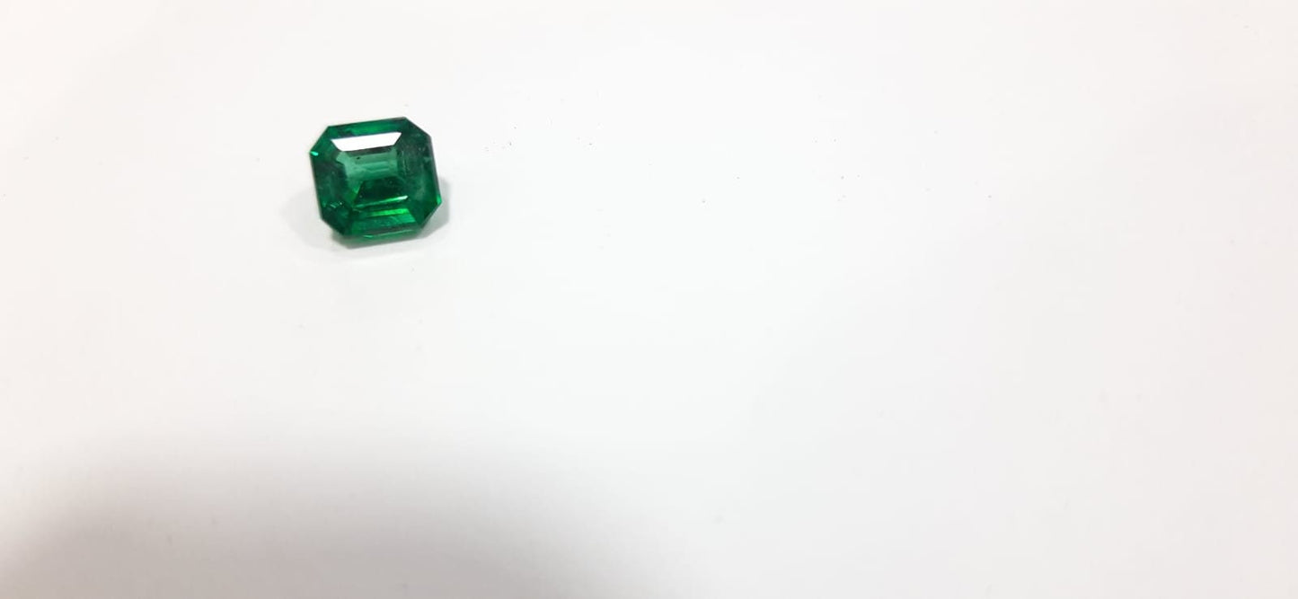 Zambia Green Emerald 3.28Ct Loose Gemstone For Ring Use Or Wedding Purpose Emerald Cut Loose Gemstone, valentine Day gift