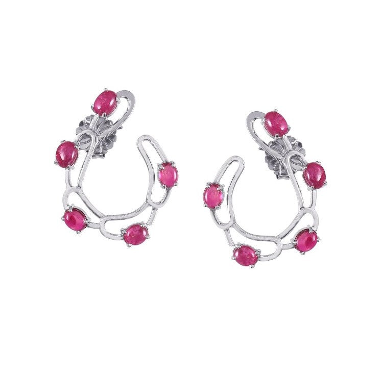 Rubellite Earring