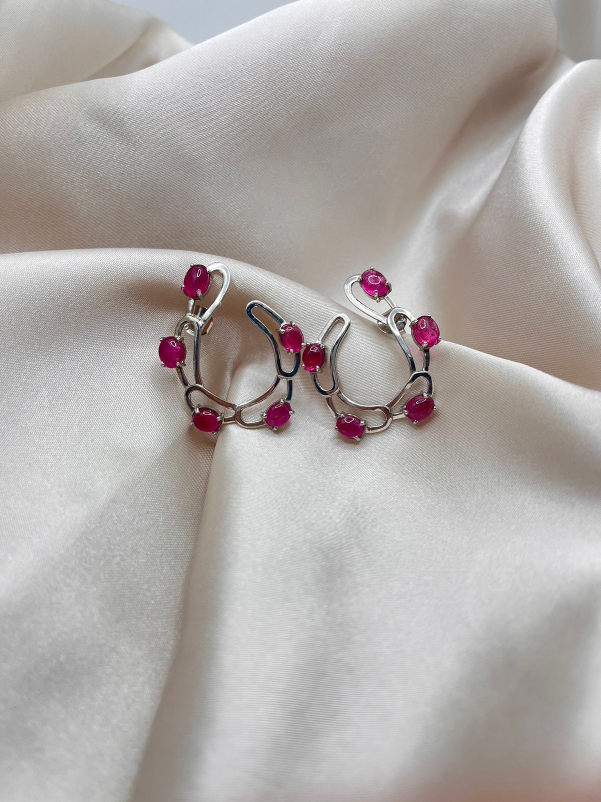 Rubellite Earring