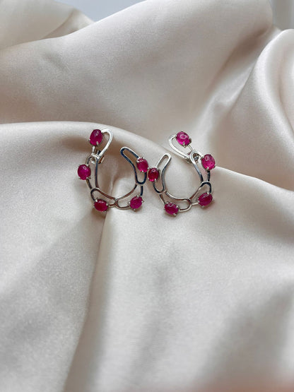 Rubellite Earring