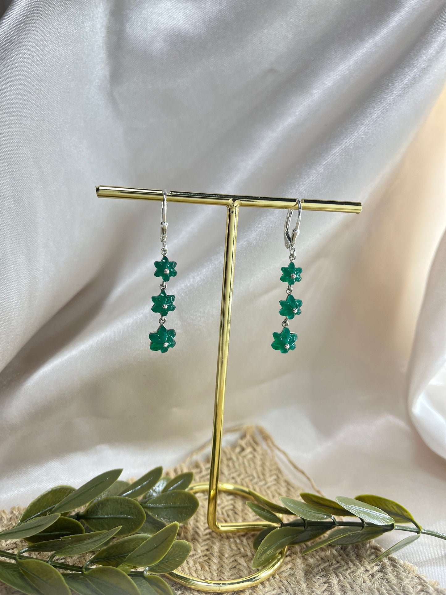 Green Onex Earring