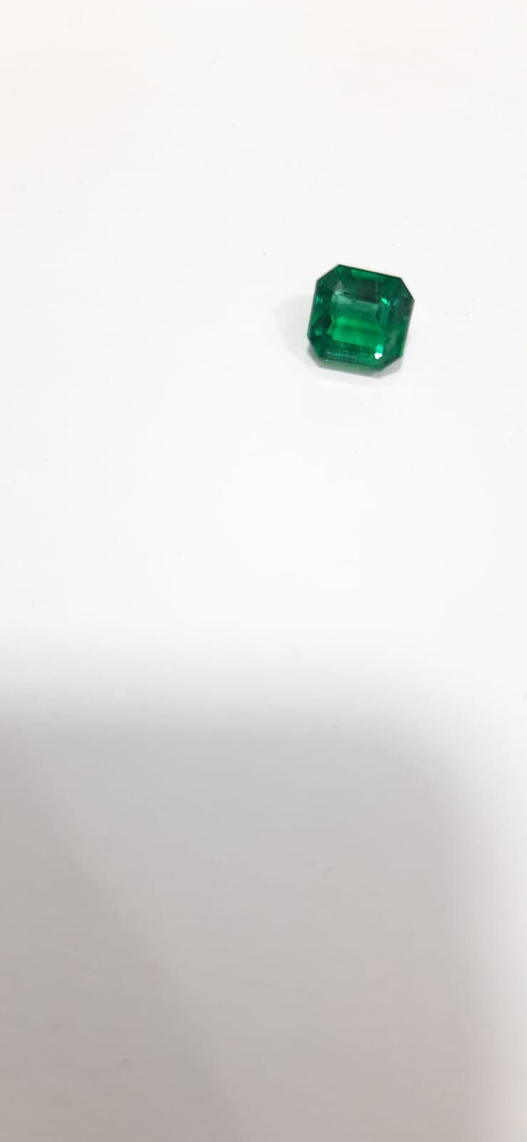 Zambia Green Emerald 3.28Ct Loose Gemstone For Ring Use Or Wedding Purpose Emerald Cut  Loose Gemstone, valentine Day gift