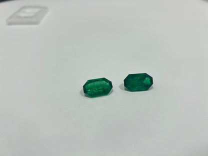 Zambian Green Emerald, 23.10Ct, Loose Gemstone, Earring Pairs, Wedding Anniversary, Emerald Cut, Valentine Day Gift- ARIENE