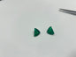 Zambian Green Emerald, Earring Pair, Emerald Cut, Loose Gemstone, Valentine Day Gift- ARIENE